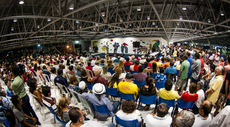 Público do De Repente no Espaço, que acontece no Espaço Cultural