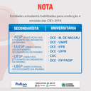 ENTIDADES ESTUDANTIS HABILITADAS PARA CONFECCIONAR AS CARTEIRAS EM 2019 ENTIDADES ESTUDANTIS HABILITADAS PARA CONFECCIONAR AS CARTEIRAS EM 2019