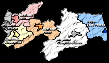 Mapa das Regionais